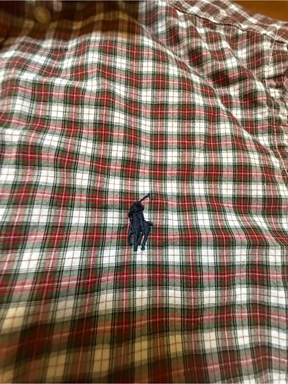 Ralph Lauren Plaid Button-Down Shirt Sz 10-12